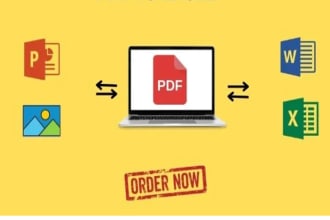 convert pdf files and images into excel, word or powerpoint