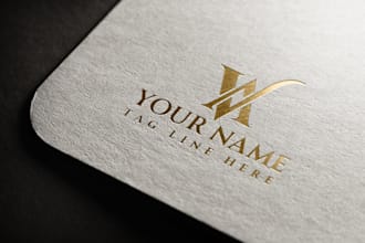 design your initial letter into luxury fashion brand logo
