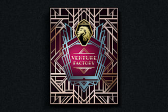 design a geometric style art deco logo