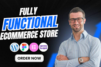 design and develop wordpress website and ecommerce website
