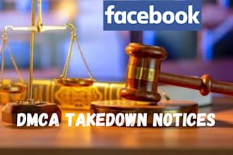 report takedown,pirated,illegall,leaked,defaming content of facebook under dmca