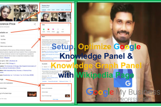 build an ideal google knowledge panel and knowledge graph