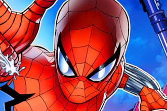 do into amazing superhero comic