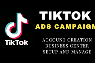 your tiktok ads manager , run high converting tiktok ad campaigns