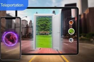 develop augmented reality portals using unity