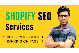 do monthly shopify SEO service for google top rankings
