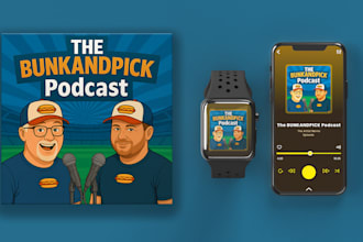 create professional podcast artwork for spotify and apple
