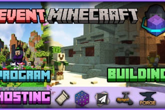 build and host your minecraft event