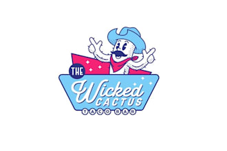 taco restaurant needs fun whimsical logo add growing