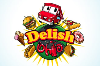 make an awesome food truck or restaurant logo design
