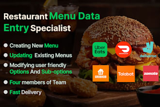 add ubereats, doordash or web restaurants menu to your platform