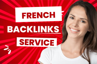 create high quality french SEO link building backlinks