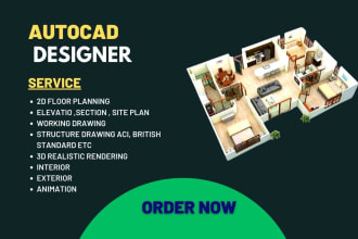 draw architectural renderings 2d and 3d floor plans