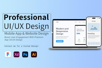 design sales focused UI UX for saas, web and app interfaces