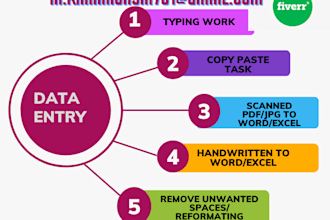 do data entry and admin work