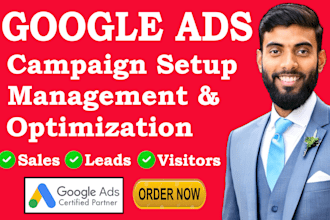 setup google ads campaign manage search ads adwords PPC campaign