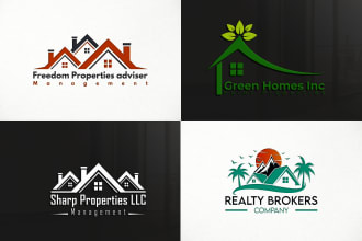 design a real estate, or property logo