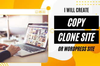 copy clone website and design wordpress website