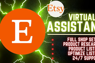 set up etsy shop, add etsy listings with SEO optimization