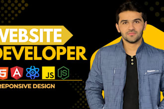 build or rebuild your website as a full stack web developer