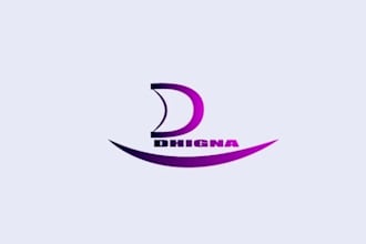 design a signature, initial and minimalist letter logo