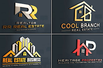 develop a real estate, realtor, home, building and residential logo