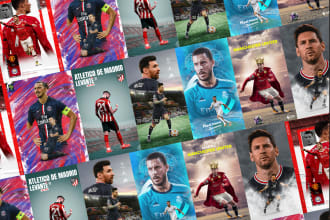 do basketball, football poster or matchday design for you