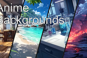 create anime, manga, visual novel backgrounds using ai