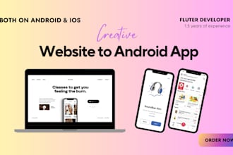 convert your website into android and ios mobile app using webview