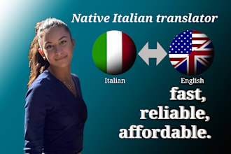 manually translate from italian to english