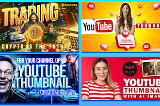 make youtube thumbnails and social media post