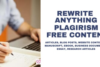 humanize ai content and rewrite ai content