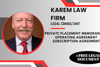 draft ppm, subscription agreement, operating agreement