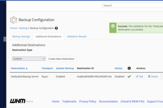 update wordpress php version and backup fix