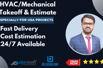 do detailed hvac takeoff and cost estimate in 24 hours