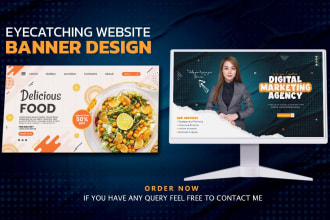 do website banner, header image, slider and product banner