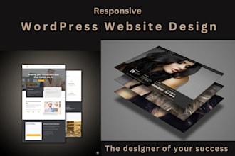 Big Deals!  create a responsive wordpress website design with elementor