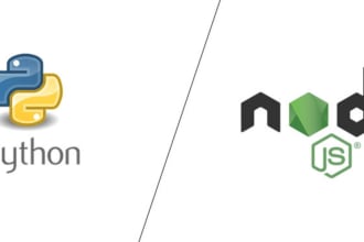 do web automation, scraping using nodejs or python