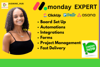 use monday crm or monday com to do project management clickup asana trello