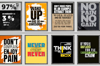 design printable motivational canvas wall art for you