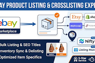 do ebay product listing and crosslisting to multi marketplaces using nifty ai