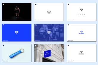 design a minimal logo with corporate brand identity, style guides and guidelines