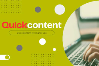 do seo friendly blog posts and content writing for you