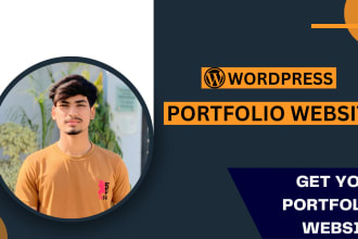 build personal portfolio wordpress website
