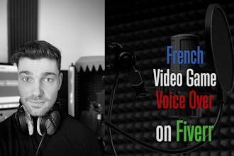 record the perfect french video game voice over