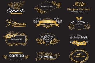 do a luxury minimalist botanical feminine logo