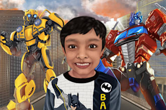 draw customised digital illustrations