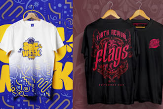 design stylish merchandise for streetwear and fashion