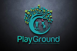 create modern business logo for website or brand with copyright