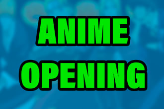 make an anime opening isekai, shonen any genre